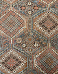 Antique Khamseh Chicken Rug 30670