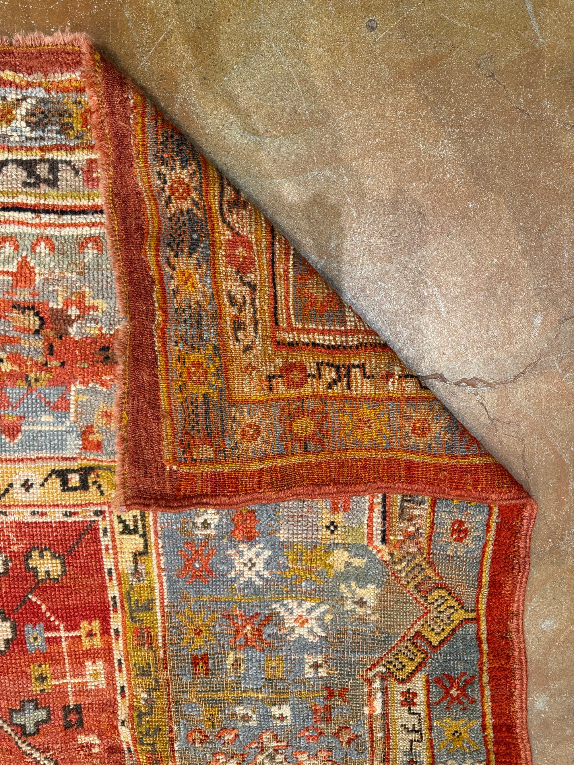 Rare Antique Turkish Oushak 25232