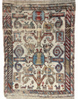 Antique Early Caucasian Derband Kurdish rug 25307