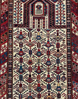 Antique Caucasian Prayer Rug Dated 1892 23068