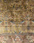 Antique Silk Maroon Kashan