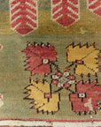 Antique Kirsehir Circa 18th Century. A piece of genuine authentic antique woven carpet art sold by Santa Barbara Design Center Rugs and More.