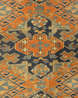 Antique Soumak Kuba Rug. A piece of genuine authentic woven carpet art sold by Santa Barbara Design Center Rugs and More.