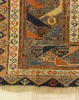 Antique Soumak Kuba Rug. A piece of genuine authentic woven carpet art sold by Santa Barbara Design Center Rugs and More.
