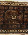Antique Baluch Bagface. Rugs & More in the Santa Barbara Design Center. This Antique Baluch Bagface is a beauty, unique, and a treasure to be found.