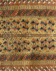 An antique, original Persian Baluch rug. A piece of genuine and authentic carpet art sold at Santa Barbara Design Center. Rugs and More.