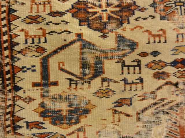 30070 Antique Rare Ivory Shirvan