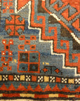 30530 Antique Kazak Rug Circa 1880