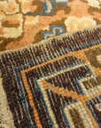 Antique Tibetan Chair Cover. A piece of antique woven carpet art sold by Santa Barbara Design Center, Rugs and More in Santa Barbara, California.