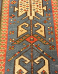 Antique Early 19th Century Shirvan Runner Rug. A piece of genuine authentic woven carpet art sold by the Santa Barbara Design Center Rugs and More.