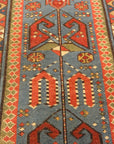 Antique Early 19th Century Shirvan Runner Rug. A piece of genuine authentic woven carpet art sold by the Santa Barbara Design Center Rugs and More.