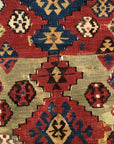 38223 Antique Turkish Reyhanli Kelim rare format