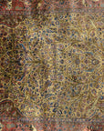 Antique Silk Maroon Kashan
