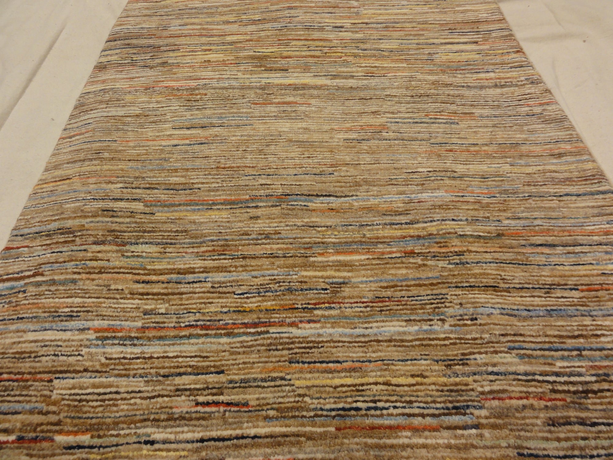 30684 Ziegler & Co. Leesa Organic Modern Stripes long Runner Rug