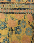 Antique Dabir Kashan. The finest hand-knotted and natural dyed fibers. Tree of life. Rugs & More Santa Barbara Design Center