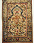 Antique Silk Hereke Turkish with Gold Thread