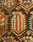 Rarest Antique Maraseli Shirvan Caucasian Prayer Rug. A piece of genuine woven carpet art sold by the Santa Barbara Design Center, Rugs and More.