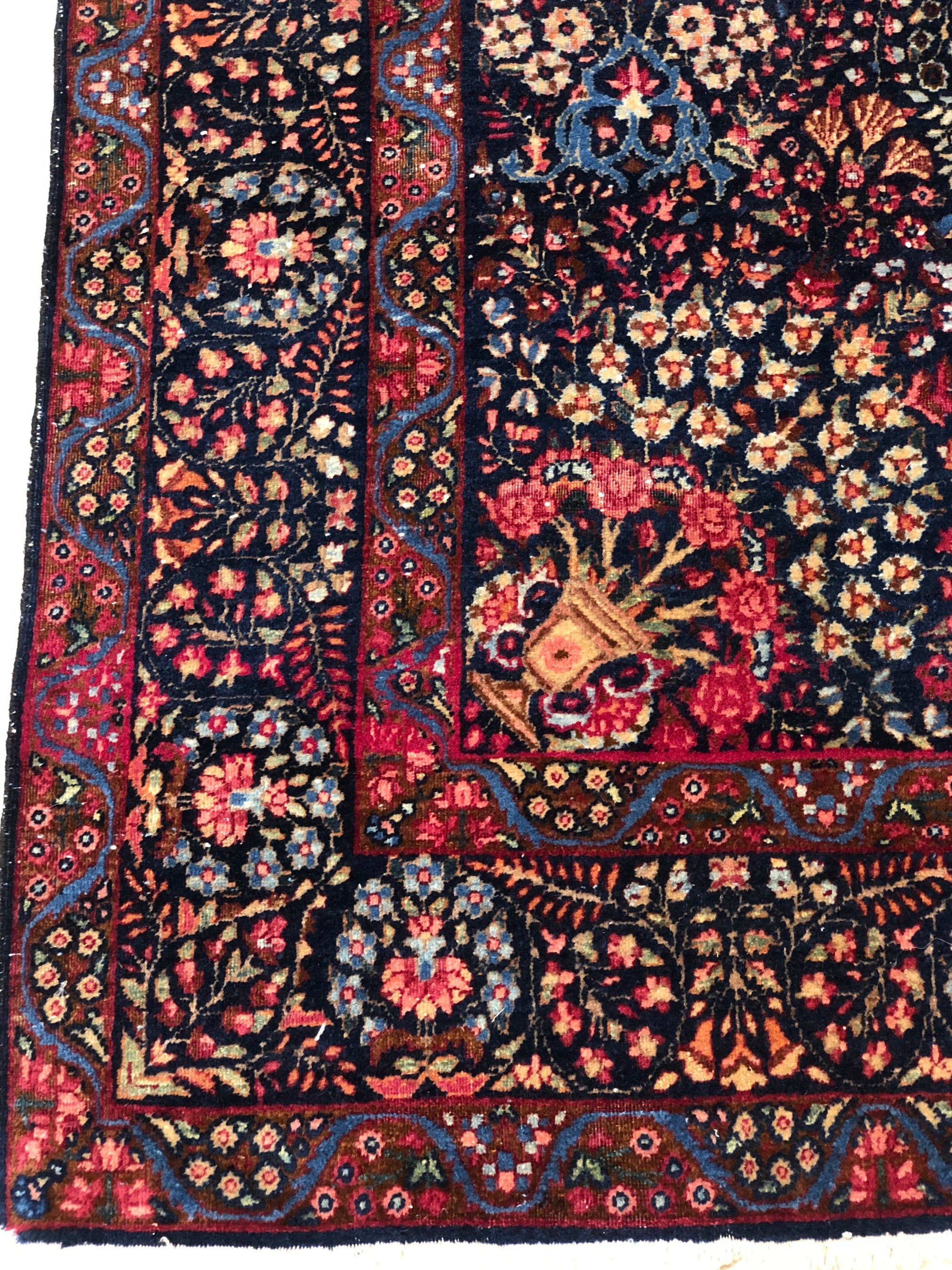 Antique Ravar Kerman Rug 38023