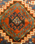 30530 Antique Kazak Rug Circa 1880