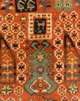 Proto Shahsavan Soj-Bolagh rug ca. 1800 in perfect condition. Classical Tribal art from Kourosh Collection. World class tribal rug at its best.