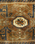 Antique Baluch Bagface. Rugs & More in the Santa Barbara Design Center. This Antique Baluch Bagface is a beauty, unique, and a treasure to be found.