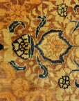 30500 important Finest Antique Qajar Silk Rug made of Nasir din Shah's theater