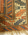 Antique Kuba East Caucasian Rug. A piece of genuine authentic woven carpet art sold by Santa Barbara Design Center, Rugs and More.