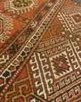30341 Vinatge Persian Turkomen with Silk Foundation