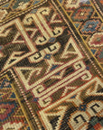 30522 Antique Chichi Kuba Rug Circa 1880