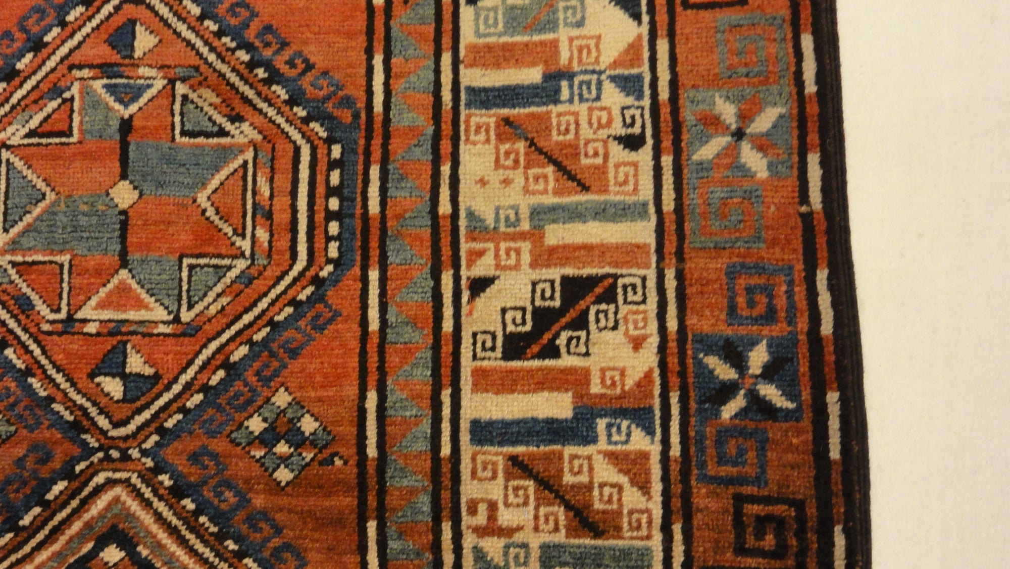 34570 Antique Kazak Rug