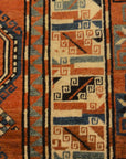 34570 Antique Kazak Rug