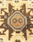 30491 Antique CAucasian Leshgi Star Rug Circa 1880s
