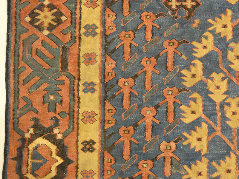 Fine Antique Avar Kelim Rug - Rugs & More - Santa Barbara Design Center