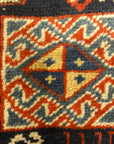 Caucasian Marriage Rug From 1880s. A piece of genuine antique woven carpet art sold by the Santa Barbara Design Center, Rugs and More.