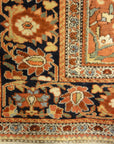 Rare Antique Fine Farahan Circa 1870. A piece of genuine authentic woven carpet art sold by the Santa Barbara Design Center, Rugs and More.