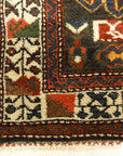 Antique Armenian Gole Farangi Rug A piece of woven antique carpet art sold by the Santa Barbara Design Center Rugs and More.