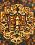 30658 Antique Intricate Botteh Afshar Rug