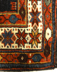 Kurdish Saddle Bag. A piece of genuine authentic antique woven carpet art sold by Santa Barbara Design Center, Rugs and More.