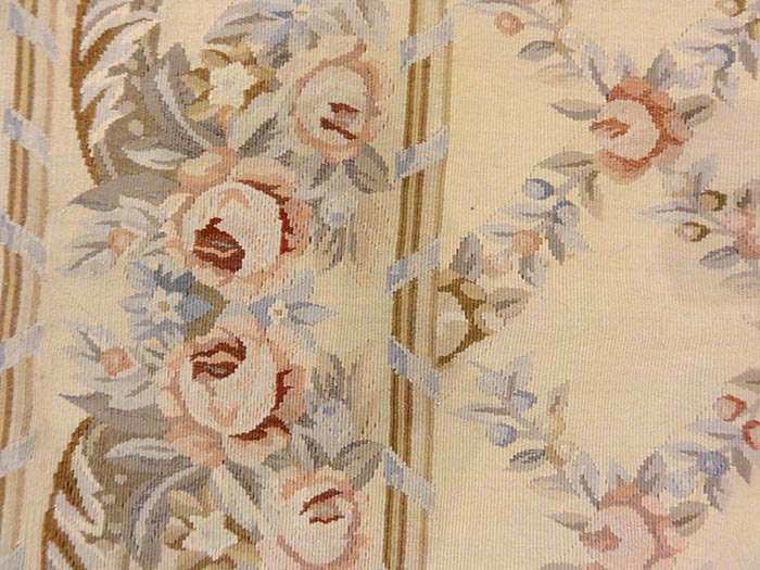 ラグ・カーペット vintage rug, 219 Aubusson Antique Aubusson Rug – Rugs & More
