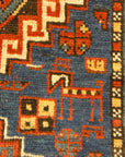 30530 Antique Kazak Rug Circa 1880