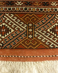 30341 Vinatge Persian Turkomen with Silk Foundation
