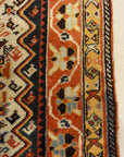 30220 Rare Antique Qashqai with Ivory Background