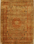 Rare 1800s Classical Silk Tabriz from Northwest Persia. Handmade in Persia. Antique rug sold by Santa Barbara Design Center.