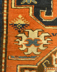 30538 Antique Rare Cloudband Caucasian Chondzoresk Rug