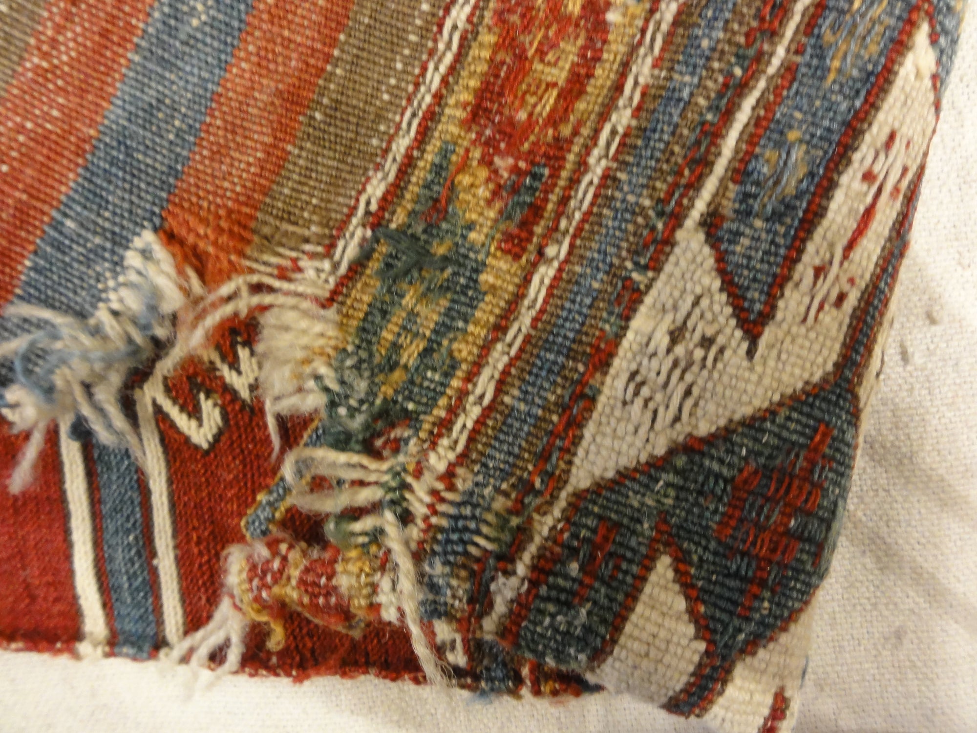 Antique Shahsavan Panel. Rugs & More in the Santa Barbara Design Center. This is a very intricate panel, and is beautiful and very unique.