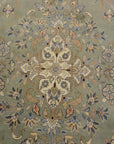 28285 Finest Kashmiri Kashan rug in green