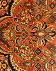 Antique Rare Persian Sarouk Prayer Rug. Genuine woven carpet art. Authentic and intricate design. Santa Barbara Design Center