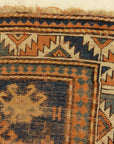 34588 Antique Kazak Rug