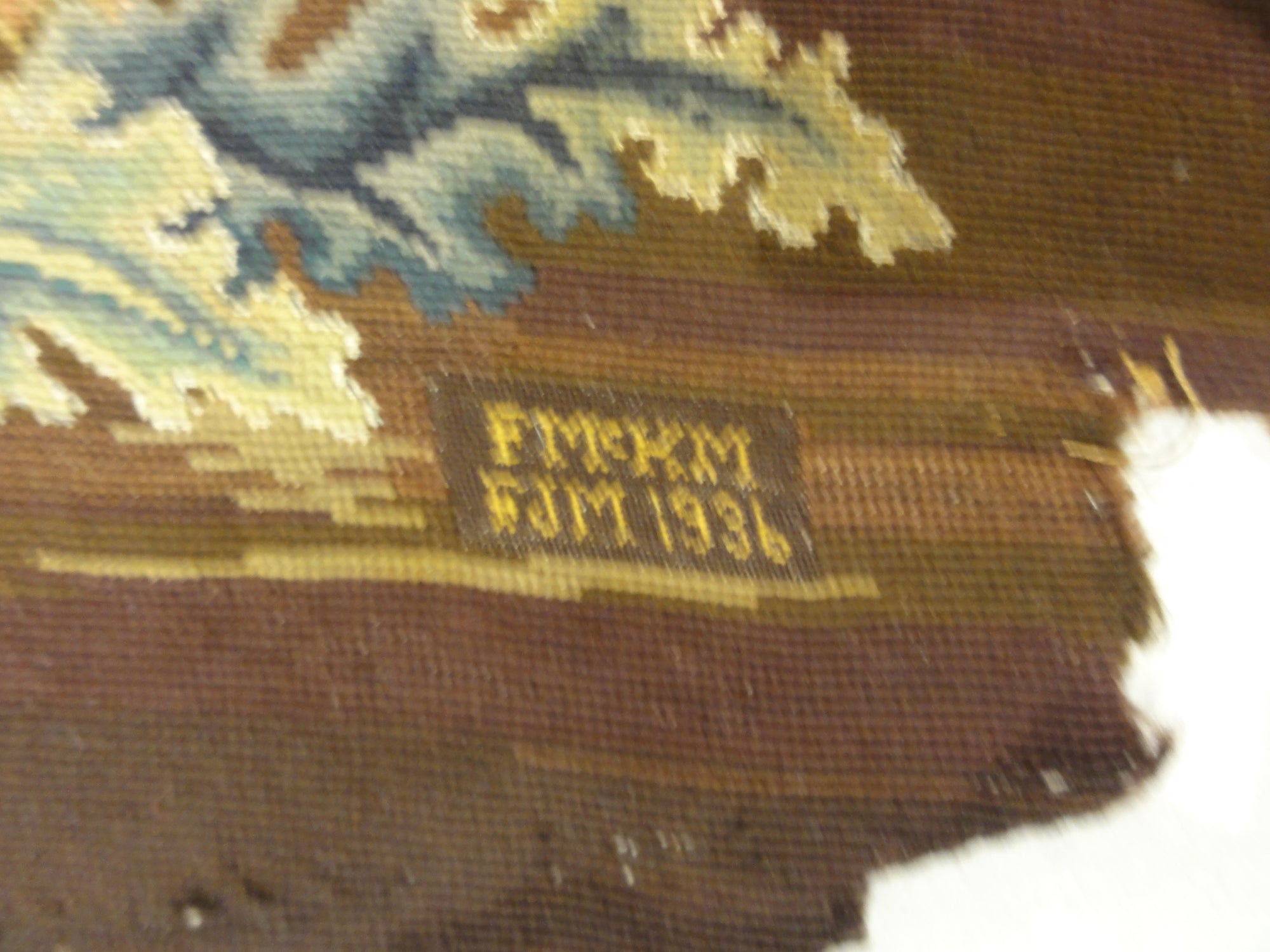 Needlepoint Chair covering