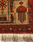 34641 Antique Baluchi Rug